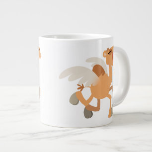 Cartoon à ailes mignonnes Camel Jumbo Mug