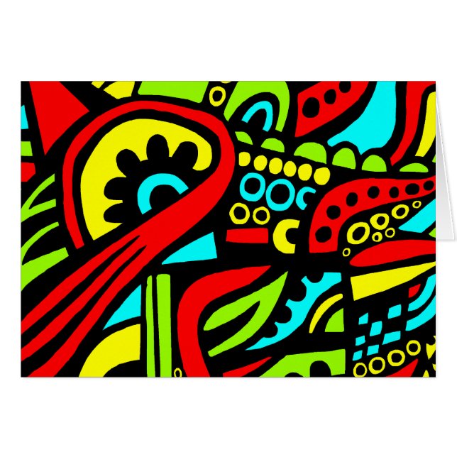Cartoon Abstract (Front Horizontal)