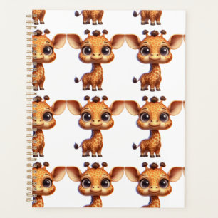 Cartoon adorable Giraffe Graphic - Cute Safari