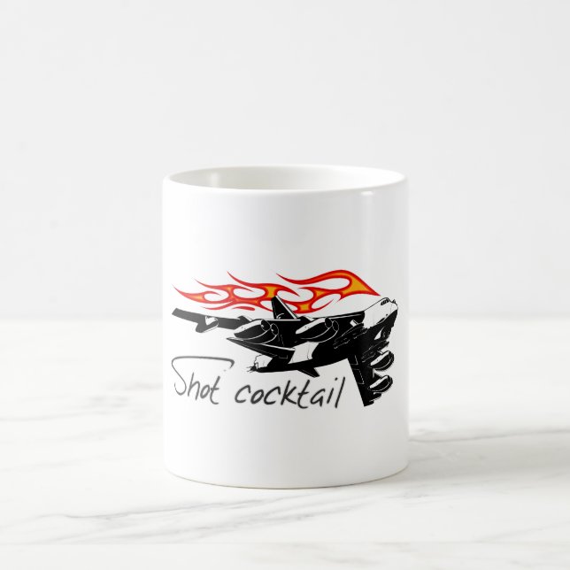 Cartoon airplane coffee mug (Center)