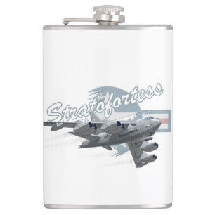 Cartoon airplane hip flask