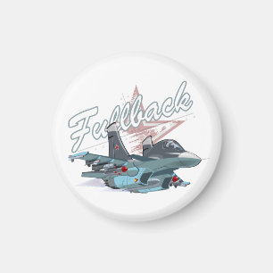 Cartoon airplane magnet