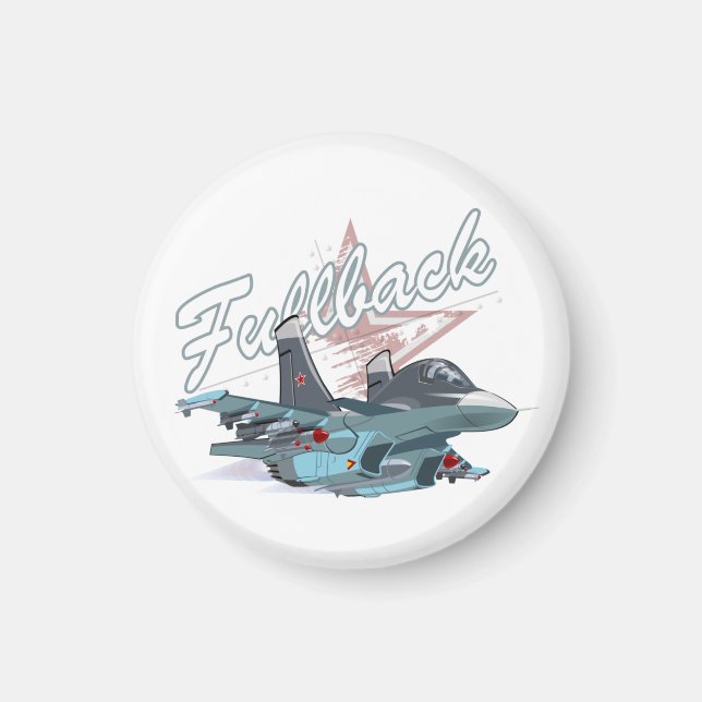 Cartoon airplane magnet (Front)