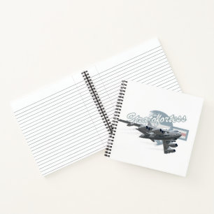 Cartoon airplane notebook