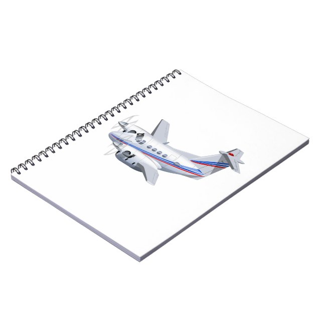 Cartoon airplane notebook (Left Side)