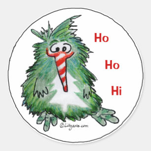 Cartoon amusant Kiwi Bird 2 Sticker rond