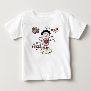 Cartoon Angel Girly Baby Sleeveless Dress T-Shirt