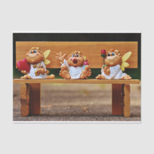 cartoon angels tissue paper