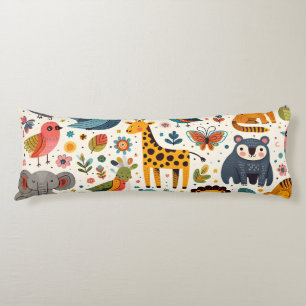 Cartoon Animal Pattern Body Pillow