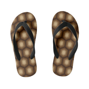 Cartoon Animal Texture Kid's Flip Flops