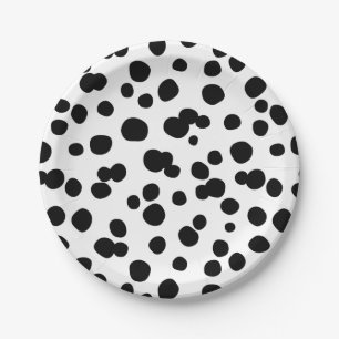 Cartoon Animal Texture Paper Plate