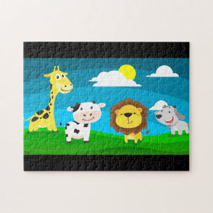 Cartoon animals jigsaw puzzle