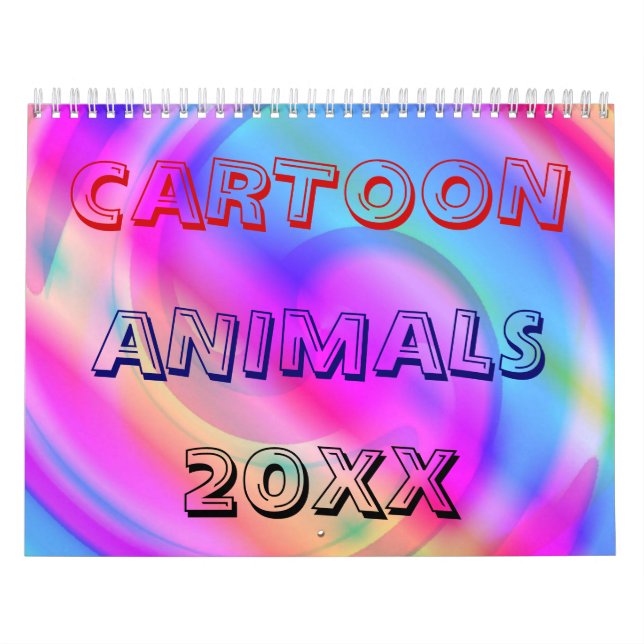 Cartoon Animaux 20XX Calendrier (Protection)