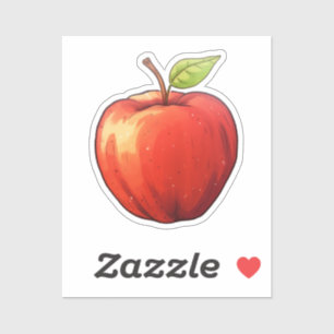 Cartoon apple