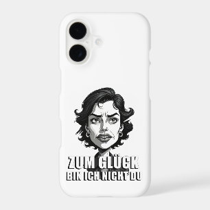 Cartoon Art with “Lucky I'm Not You” Quote