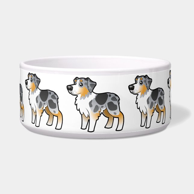 Cartoon Australian Shepherd (Front)
