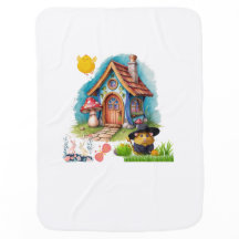 Cartoon Baby Blanket: Cuddle in Cute Comfort!