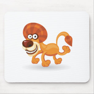 Cartoon baby Lion Mouse Pad