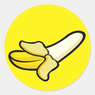 Cartoon Banana Fruit Sticker