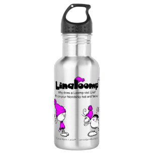 Cartoon Barrel studios' Linaloomp water bottle. 532 Ml Water Bottle