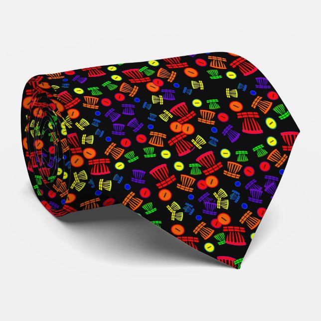 Cartoon Basket Tie (Rolled)