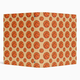 Cartoon Basketball Ball Binder