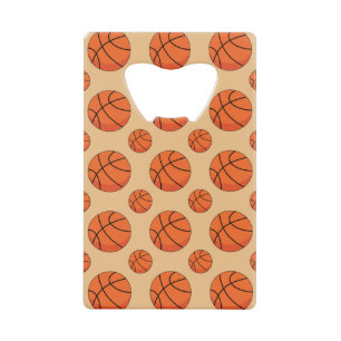 Cartoon Basketball Ball Credit Card Bottle Opener