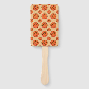 Cartoon Basketball Ball Hand Fan
