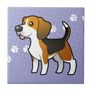 Cartoon Beagle Tile