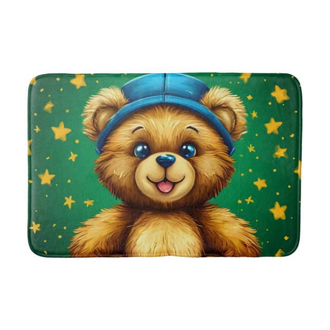 Cartoon bear bath mat (Front)