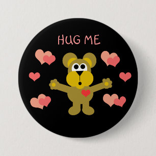 Cartoon Bear Hug Button