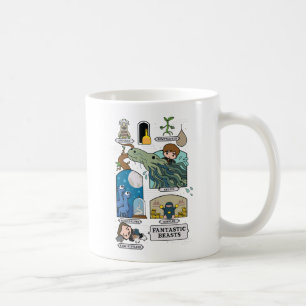 Cartoon Beasts In Habitats Coffee Mug