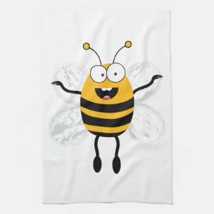 Cartoon Bee Kitchen Towel