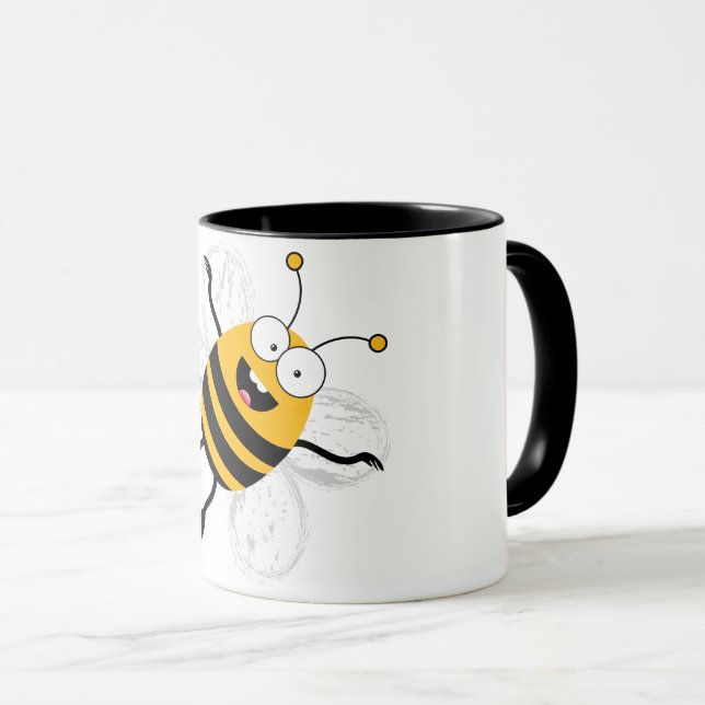 Cartoon Bee Mug (Front Right)