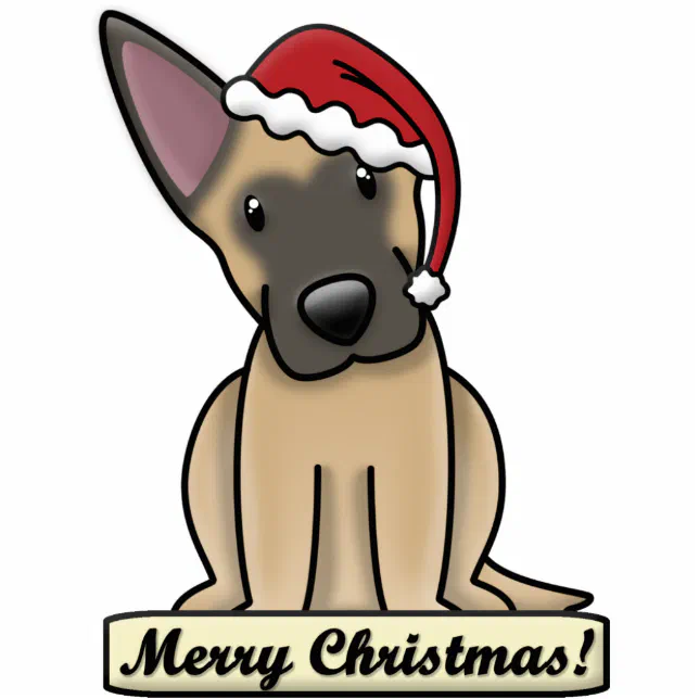 Belgian malinois christmas store ornament