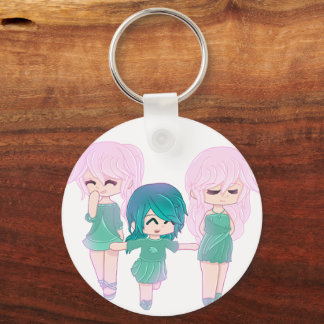 Cartoon Best Friends Keychain
