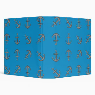 Cartoon Boat Anchor Set Binder