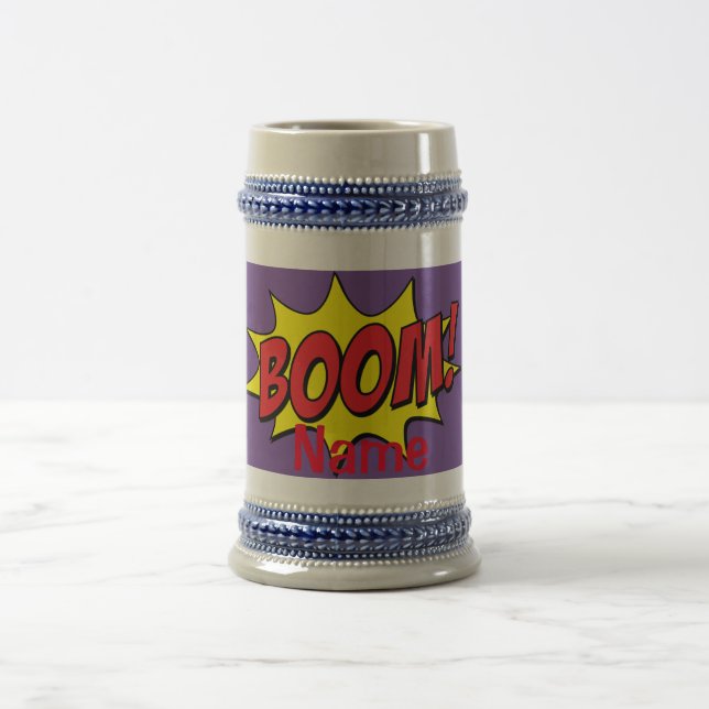 Cartoon Boom Thunder_Cove Beer Stein (Center)