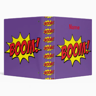 Cartoon Boom Thunder_Cove Binder