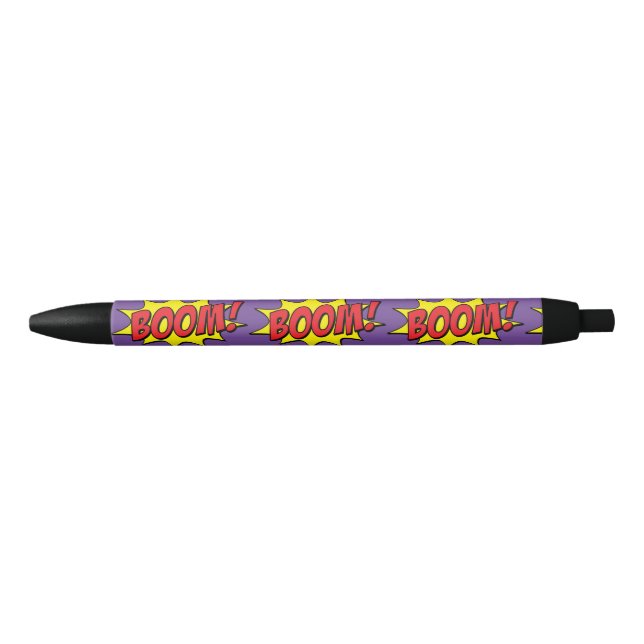 Cartoon Boom Thunder_Cove  Black Ink Pen (Front)
