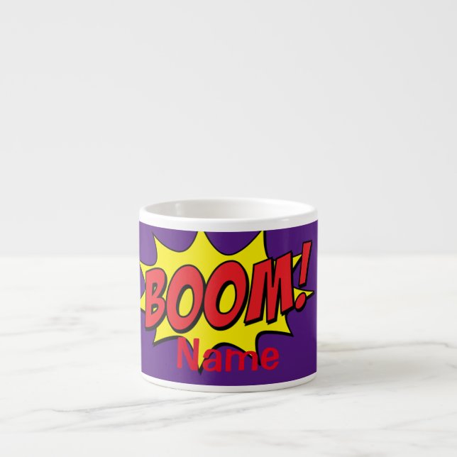 Cartoon Boom Thunder_Cove  Espresso Cup (Front)