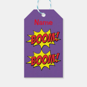 Cartoon Boom Thunder_Cove Gift Tags