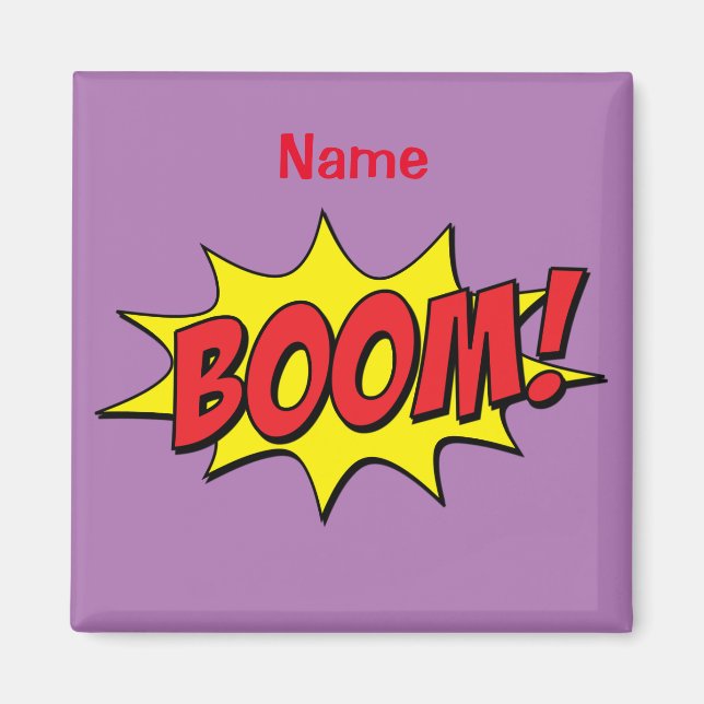 Cartoon Boom Thunder_Cove Magnet (Front)