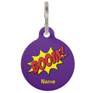 Cartoon Boom Thunder_Cove Pet Tag