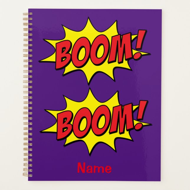 Cartoon Boom Thunder_Cove Planner (Front)