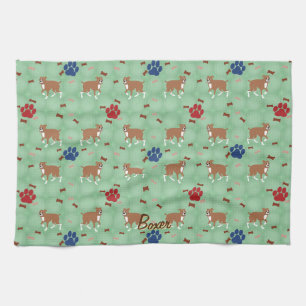 Cartoon Boxer Kitchen Towel