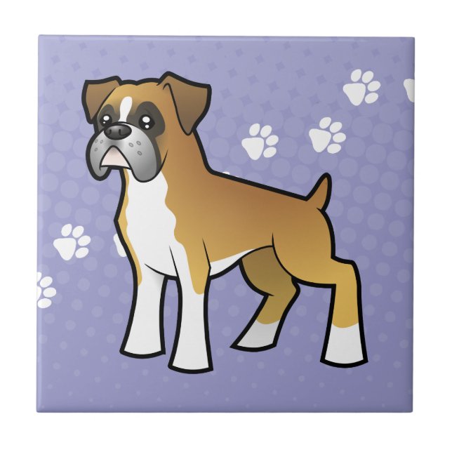 Cartoon Boxer Tile (Front)