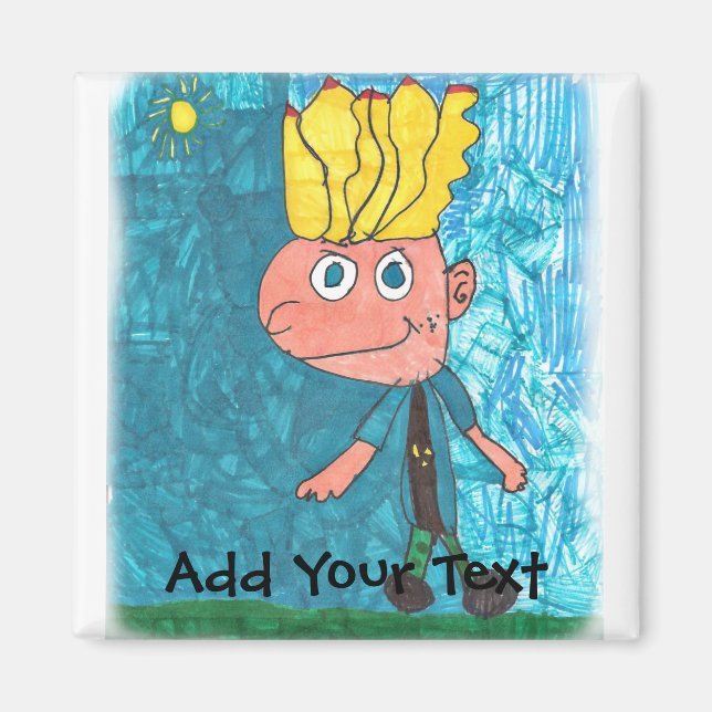 Cartoon Boy - Timmy Magnet (Front)