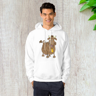 Cartoon Brown Cow Hoodie