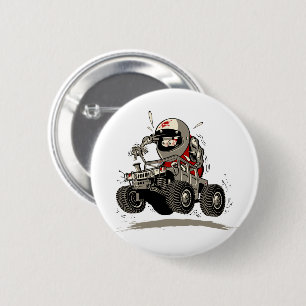 Cartoon Buggy 2 Inch Round Button